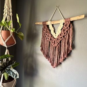 Boho macrame wall hanging